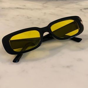 Black and yellow sunglasses